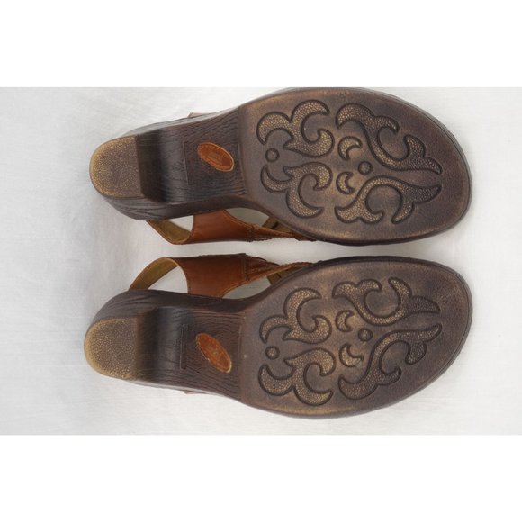 EUC Born 'Valakas' Heels | Sz 10, Rust, Brown Leather - Picture 9 of 9